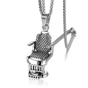 O.G. Barber Chair Pendant w/ Necklace