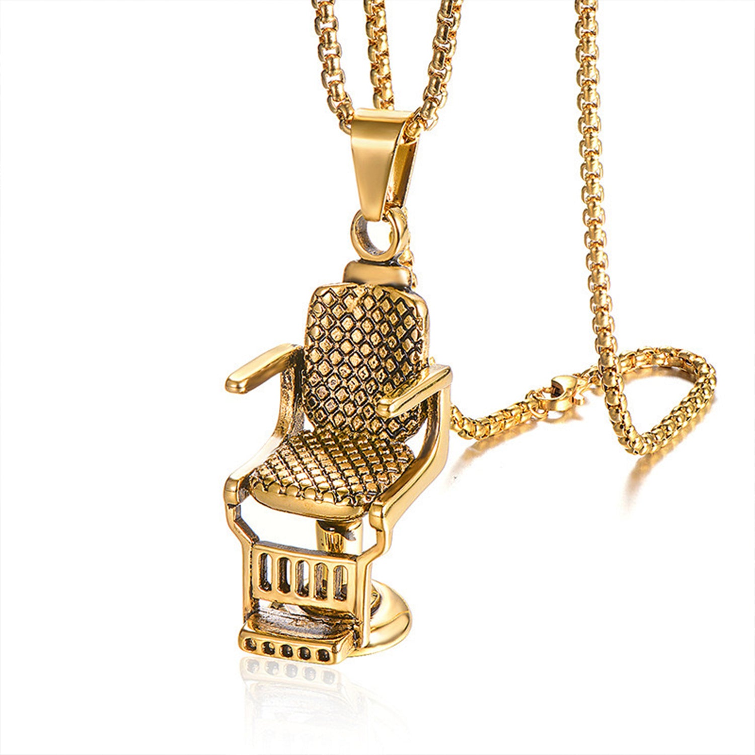 O.G. Barber Chair Pendant w/ Necklace