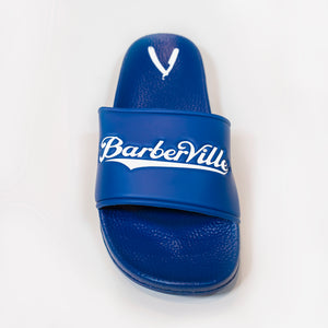 Premium BarberVille Slides (Blue)